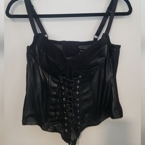 Torrid Black Corset Top Lingerie